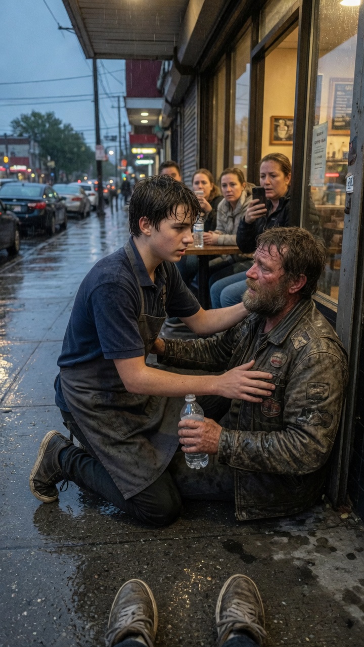 Teen Hero Risks Everything to Save a Stranger Outside a Café
