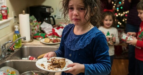 Adopted Daughter Left Out of Christmas Photos Until Dad Saw Why