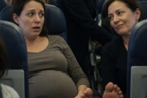 Flight Karma: Pregnant Passenger Watched Arrogance Collapse Midair