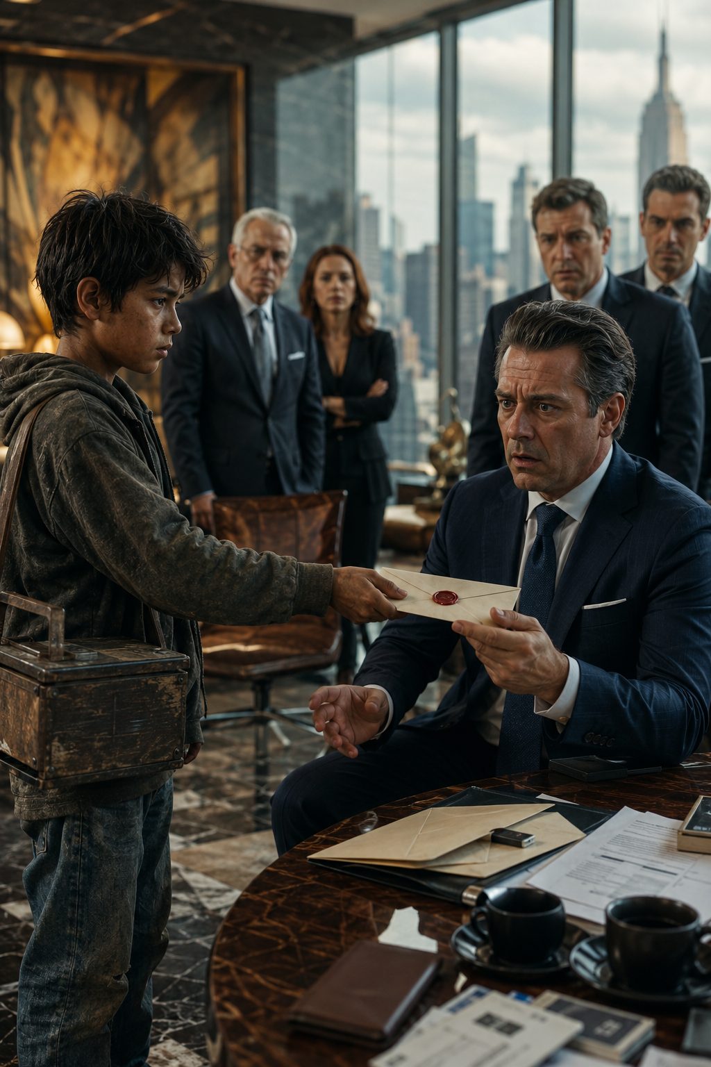 A Poor Shoeshine Boy’s Honesty Returned a Sealed Envelope