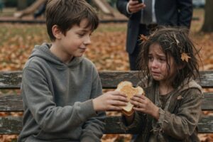 Boy Shares Lunch With Hungry Girl and Inspires a Stranger