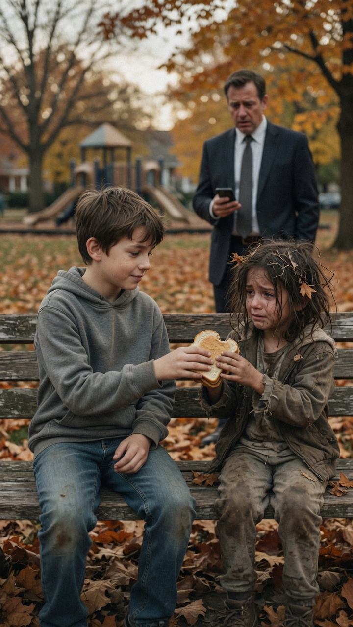 Boy Shares Lunch With Hungry Girl and Inspires a Stranger