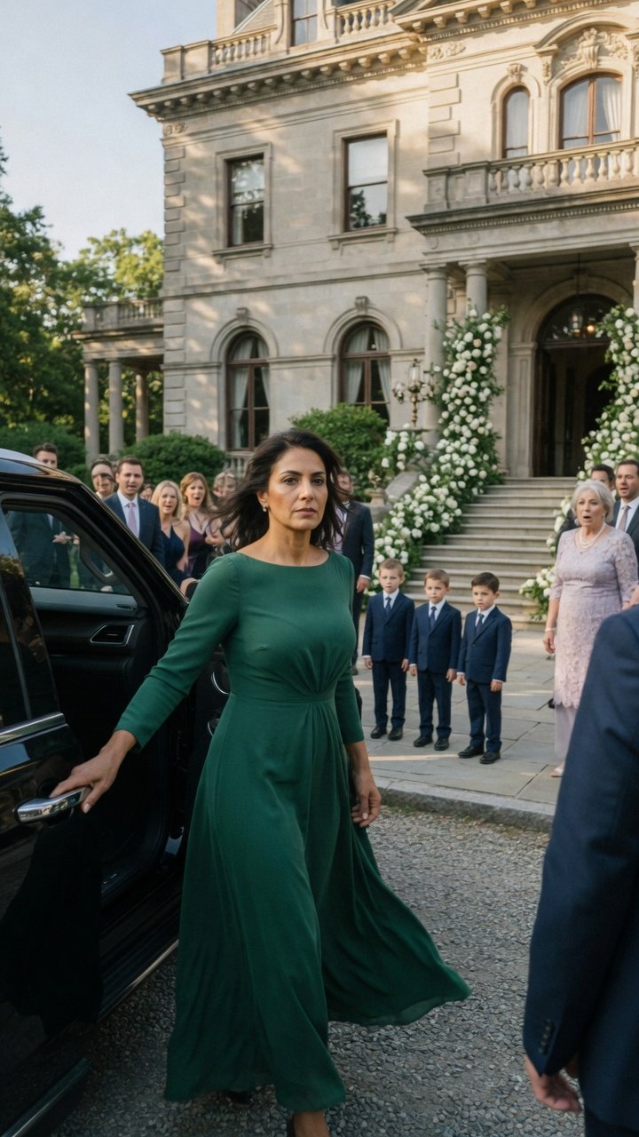The Moment of Truth at the Billionaire Ex-Husband's Wedding A woman and her triple sons attend her billionaire ex-husband's wedding, revealing a long-hidden truth