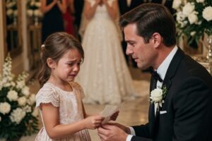 His Daughter’s Note Stopped the Wedding Cold — The Unforgettable Story