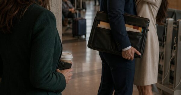 Husband Secret Divorce Plot Exposed by Secret Airport Recording