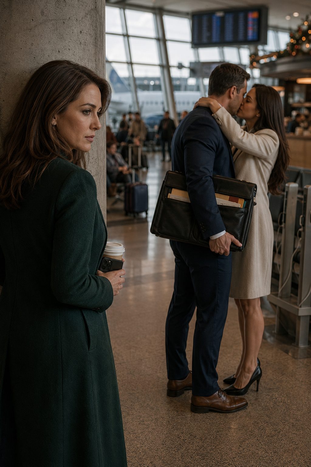 Husband Secret Divorce Plot Exposed by Secret Airport Recording