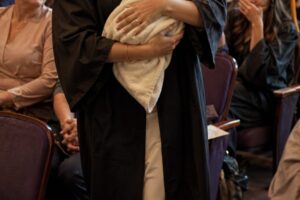 Graduation Newborn Family Story: The Rector Speaks Truth