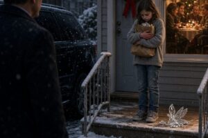 CEO Saves Girl From Stepmother’s Cruel Christmas Night Abandonment